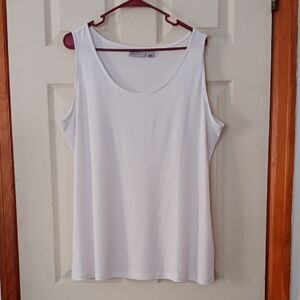 Susan Graver Classic White Tank Top